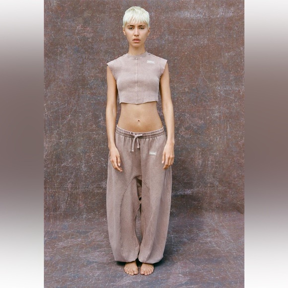 Zara Pants & Jumpsuits Zara Pantone Heavy Cotton Jogger Pants